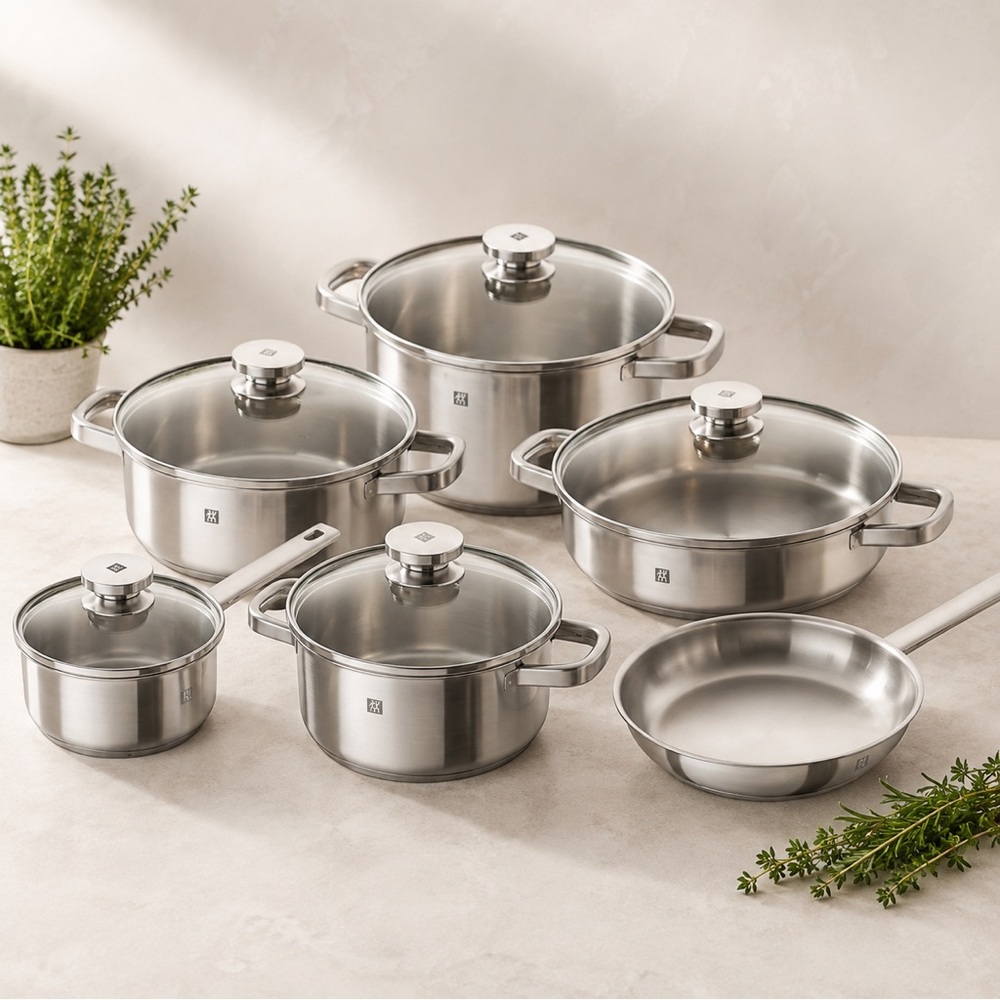 Zwilling Joy 11-Piece Stainless Steel Cookware Set